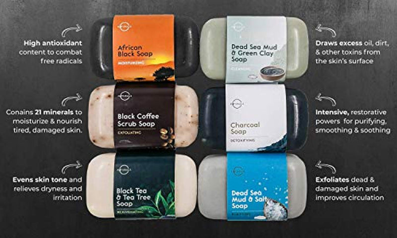 Soap Bar Collection, 100% Natural Organic Ingredients 4oz