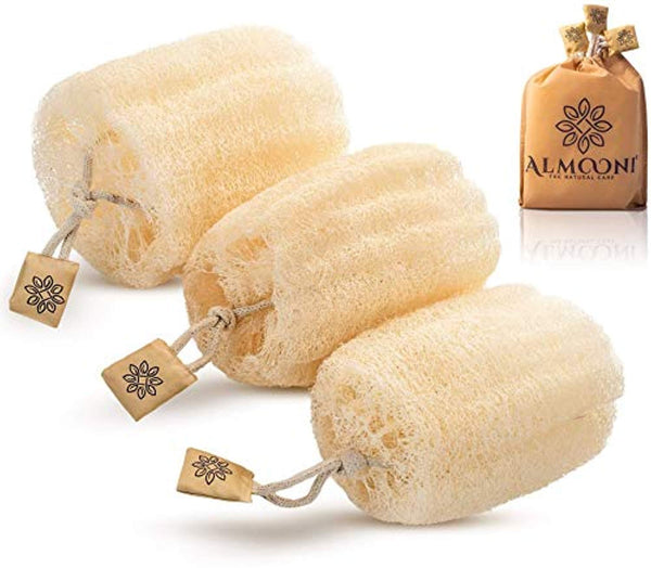 Natural Shower Loofah Sponge 6 Count