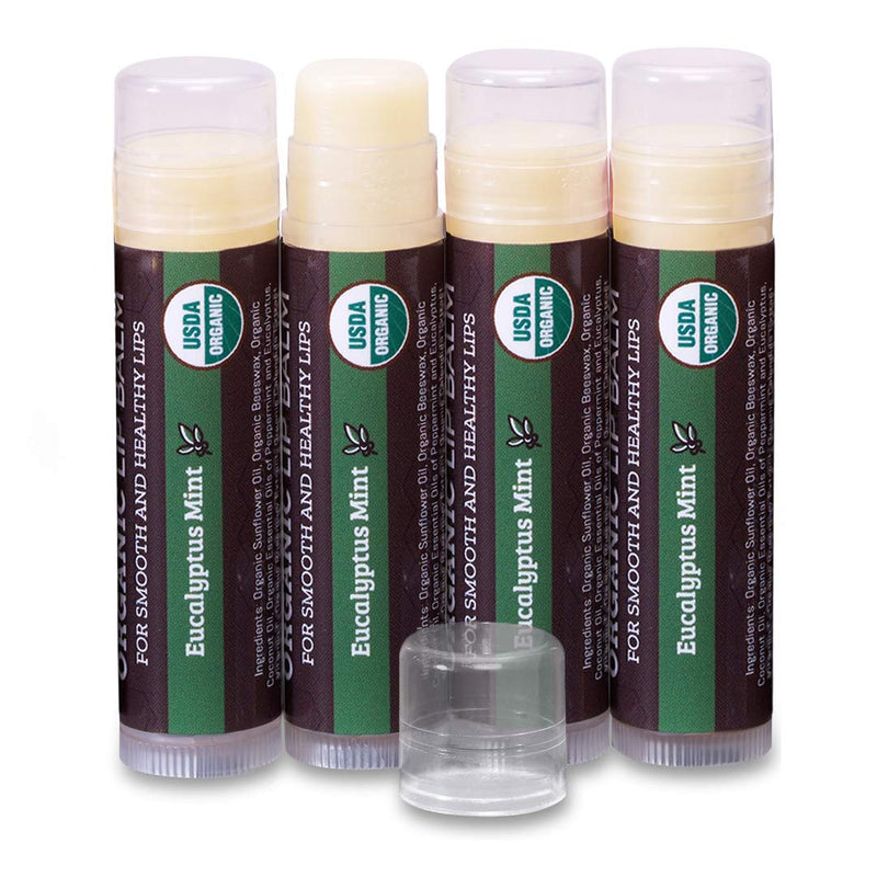 Organic Lip Balms, Best Lip Repair Chapstick for Dry Cracked Lips