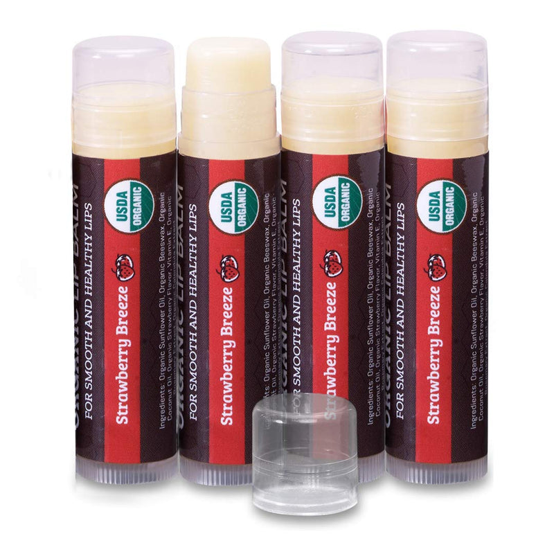 Organic Lip Balms, Best Lip Repair Chapstick for Dry Cracked Lips