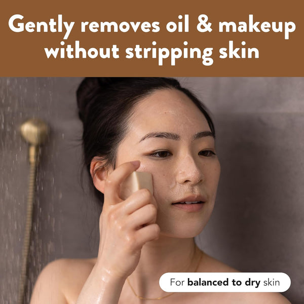 Eco-Friendly Face Cleansing Bar for Normal-Dry Skin, 2 Pcs