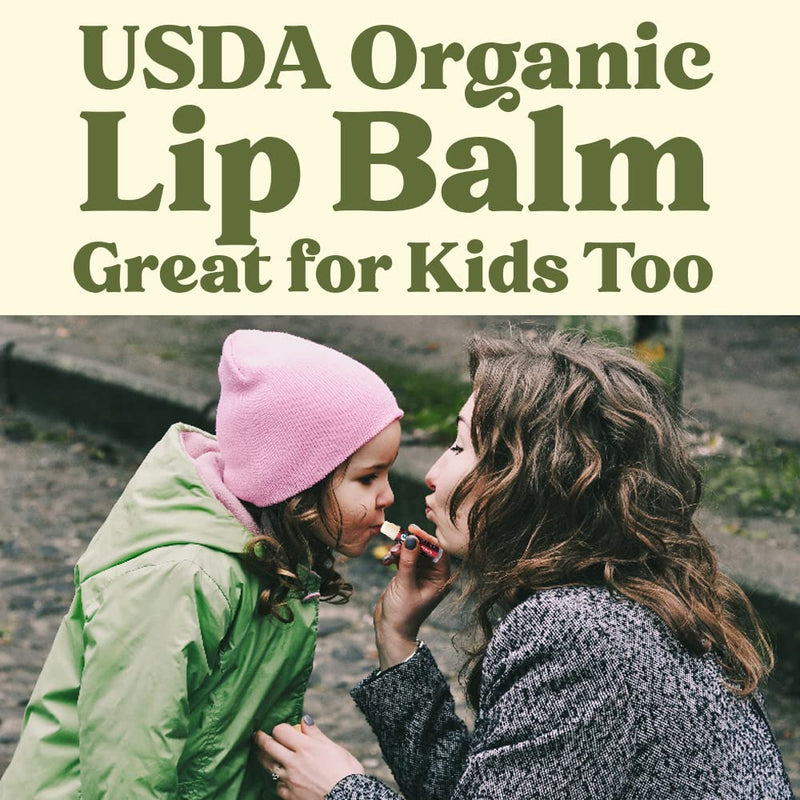 Organic Lip Balms, Best Lip Repair Chapstick for Dry Cracked Lips