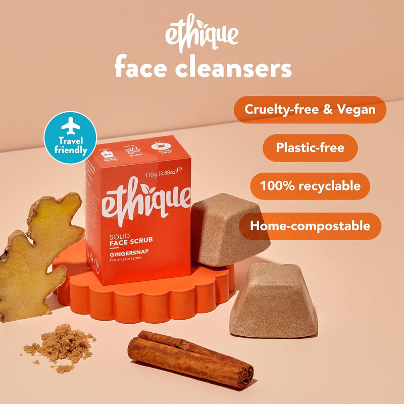 Eco-Friendly Face Cleansing Bar for Normal-Dry Skin, 2 Pcs