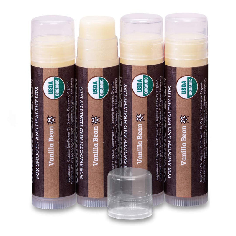 Organic Lip Balms, Best Lip Repair Chapstick for Dry Cracked Lips