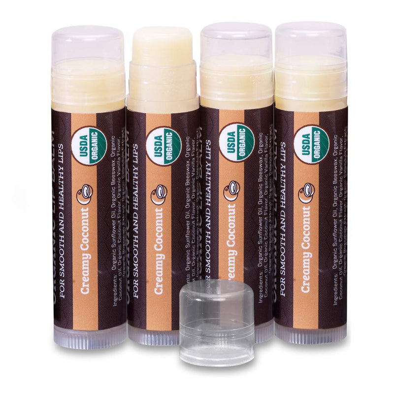 Organic Lip Balms, Best Lip Repair Chapstick for Dry Cracked Lips