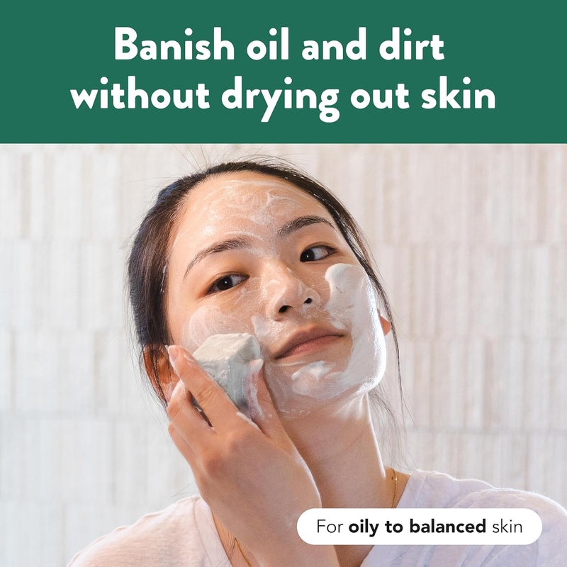 Eco-Friendly Face Cleansing Bar for Normal-Dry Skin, 2 Pcs