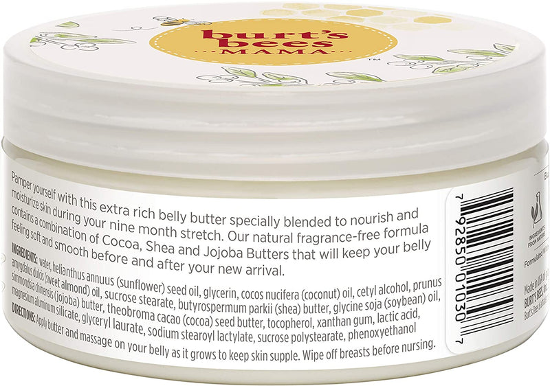 Organic Nipple Butter Breastfeeding, Lanolin-free, Safe for Nursing & Dry Skin, Non-GMO